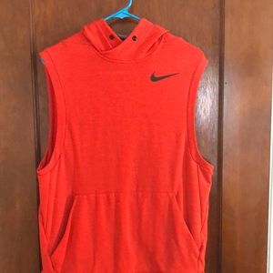 Nike pullover sleeveless hoodie
